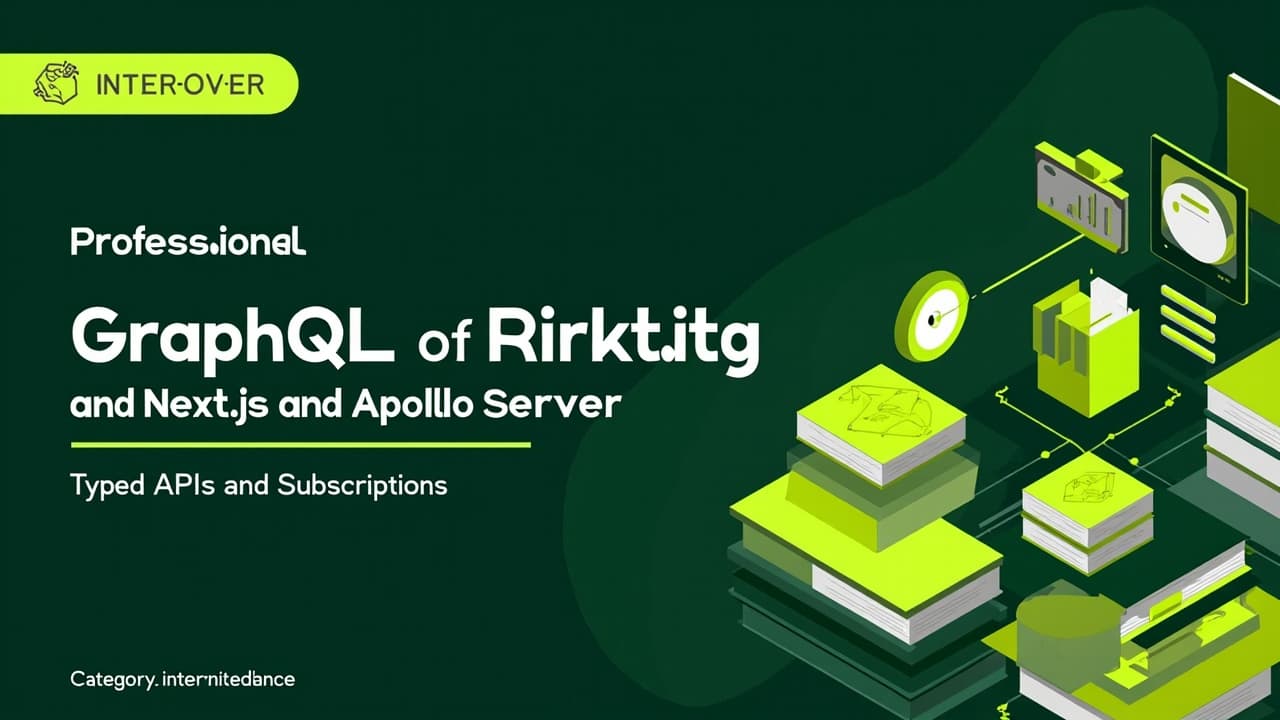 GraphQL Profesional con Next.js y Apollo Server: APIs Tipadas y Suscripciones