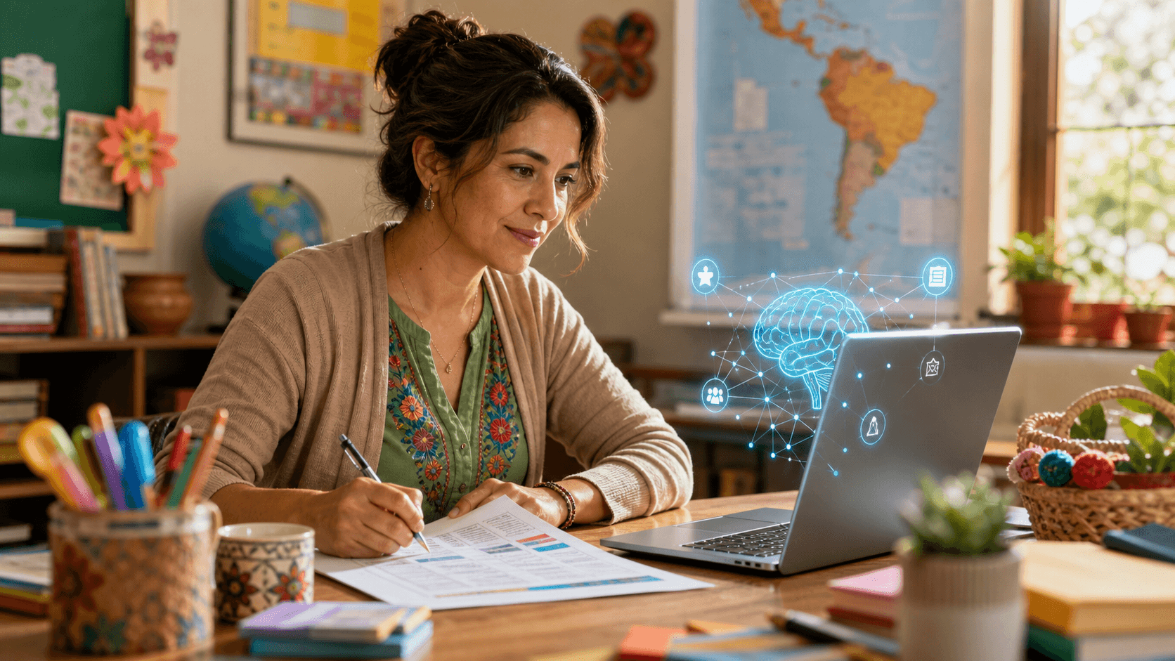 IA para Docentes en LATAM: clases, evaluaciones y materiales con criterio