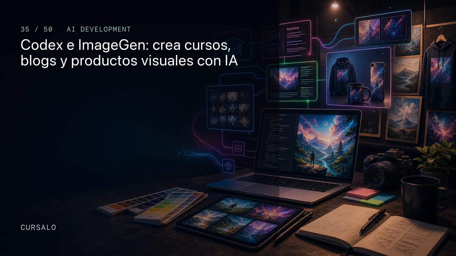 Codex e ImageGen: crea cursos, blogs y productos visuales con IA