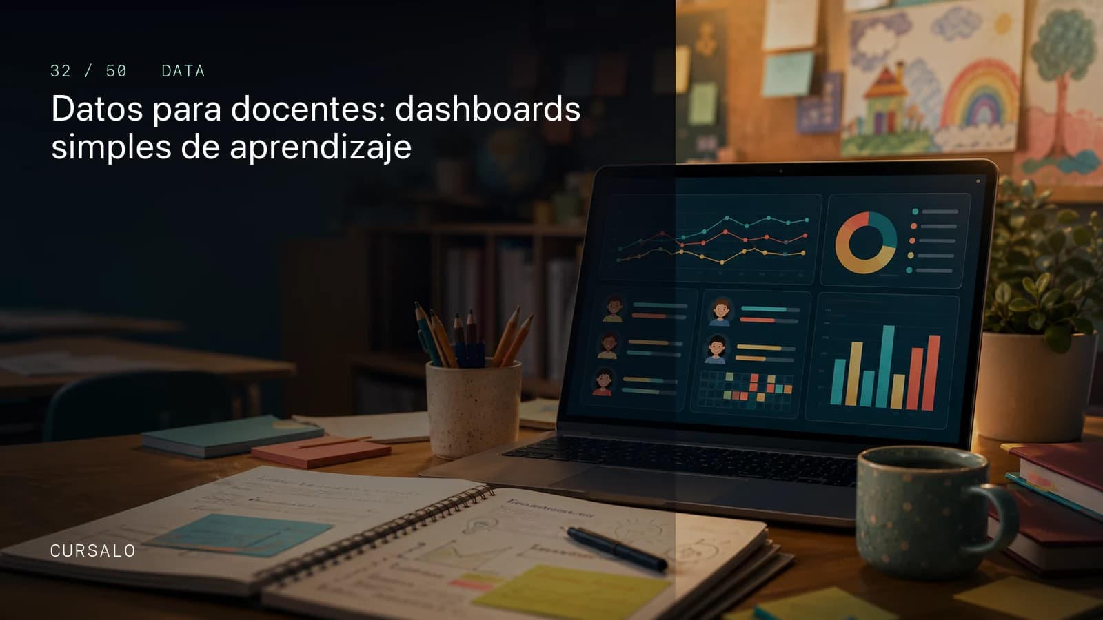 Datos para docentes: dashboards simples de aprendizaje