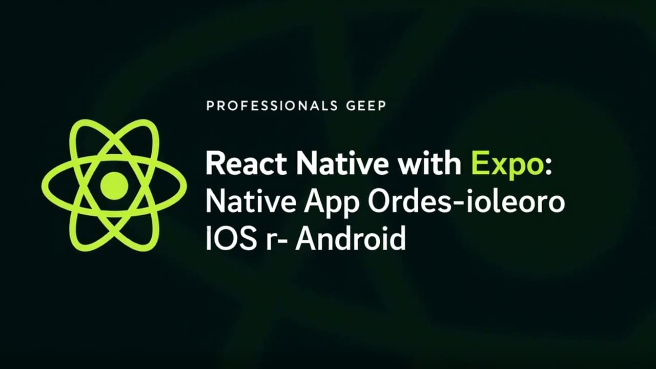 React Native con Expo: Desarrollo de Apps Nativas para iOS y Android