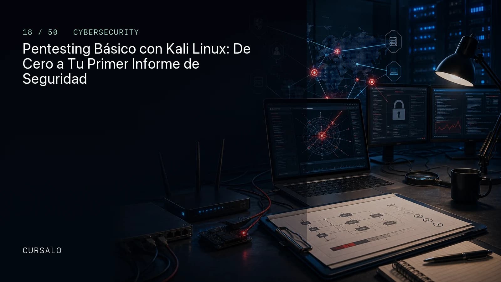 Pentesting Básico con Kali Linux: De Cero a Tu Primer Informe de Seguridad