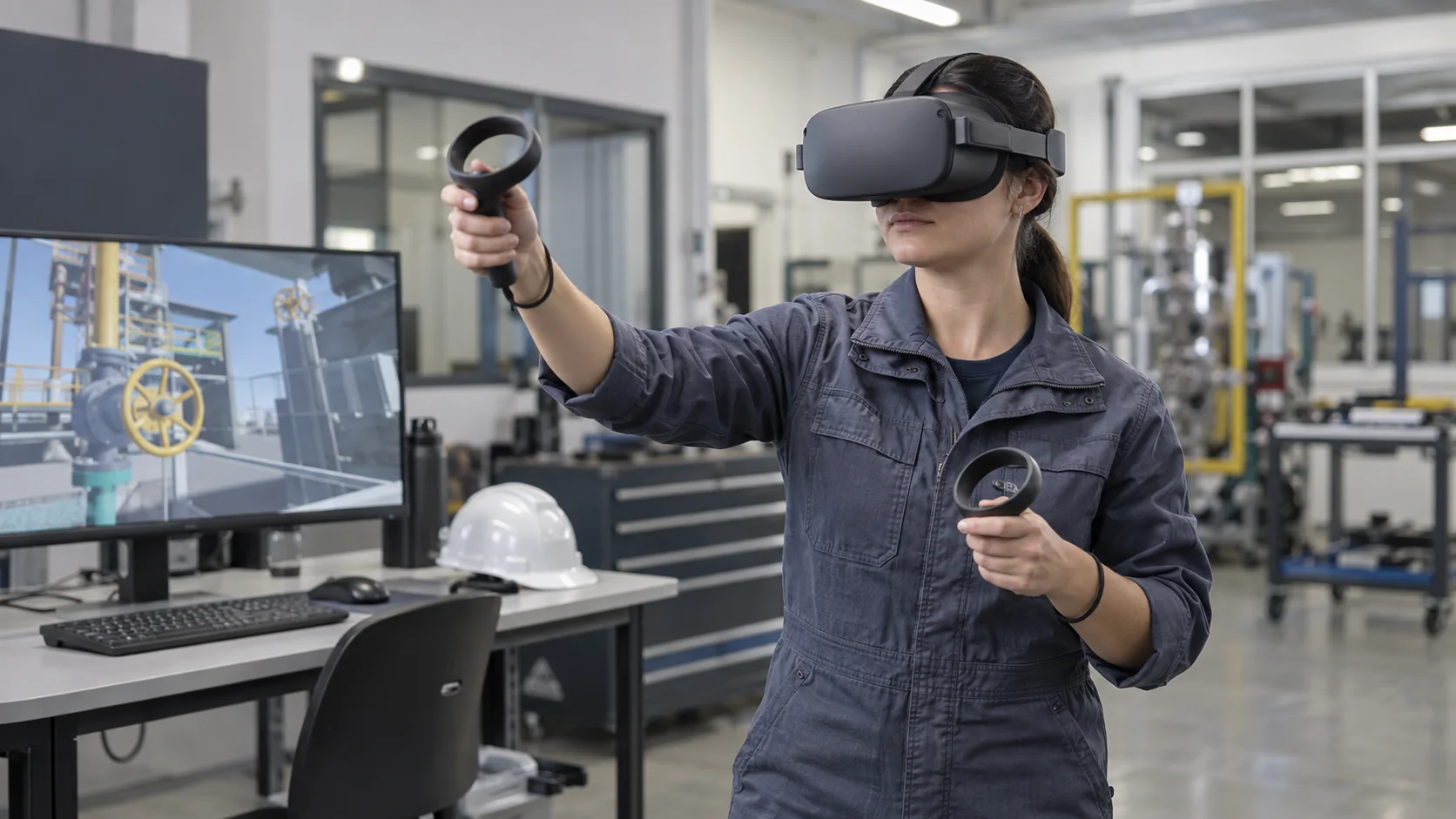 Simulación de formación técnica con realidad virtual