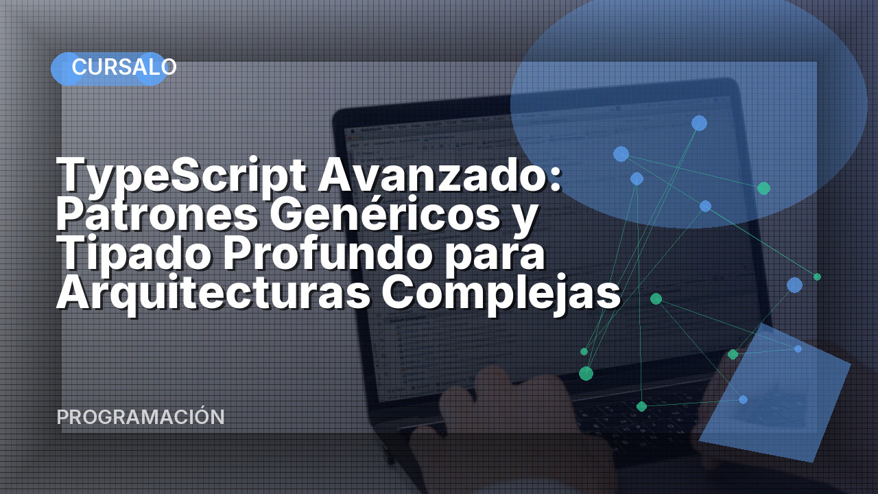 TypeScript Avanzado: Patrones Genéricos y Tipado Profundo para Arquitecturas Complejas