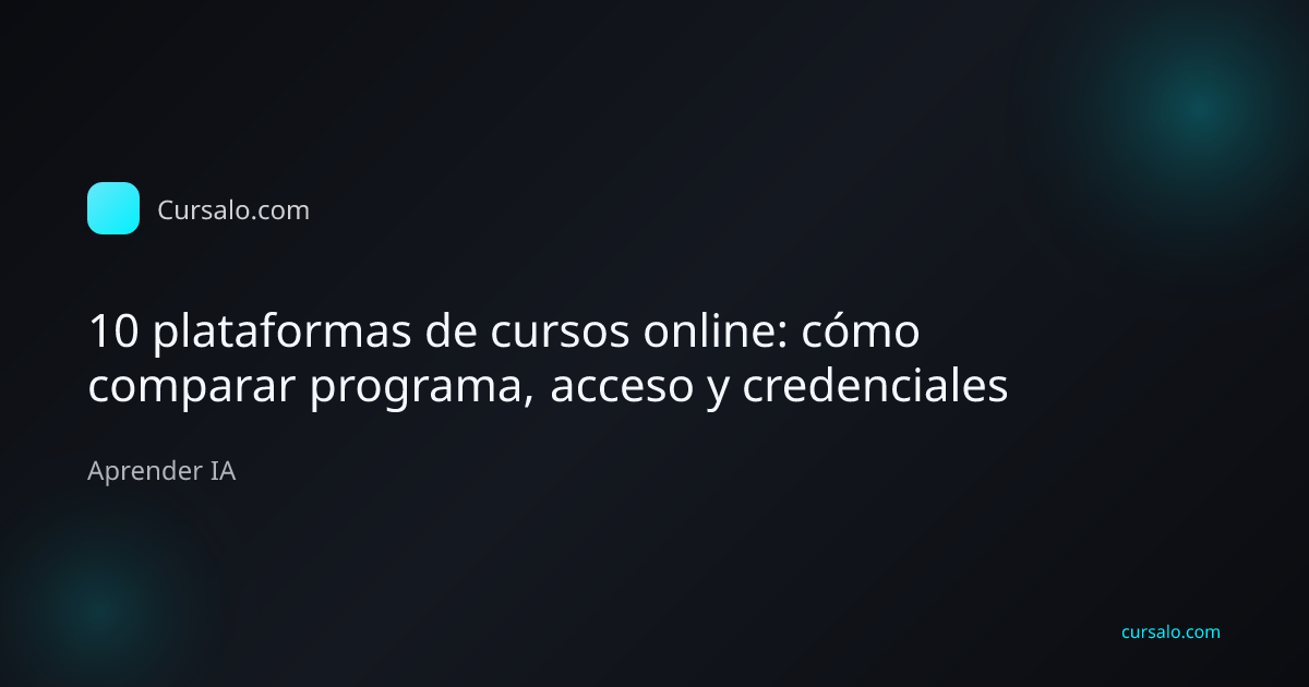 Validar el programa, la práctica y las condiciones antes de elegir un curso