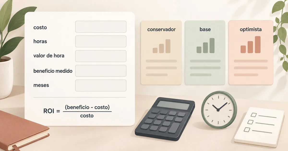 Calculadora de ROI de cursos online: estima tu retorno con tus supuestos